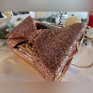 Gorgeous Special Occasion Hand Bag with Glitter Bow